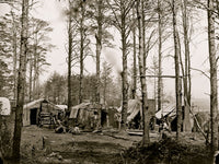 Brandy Station Virginia Telegraph Corps Camp Poster Print