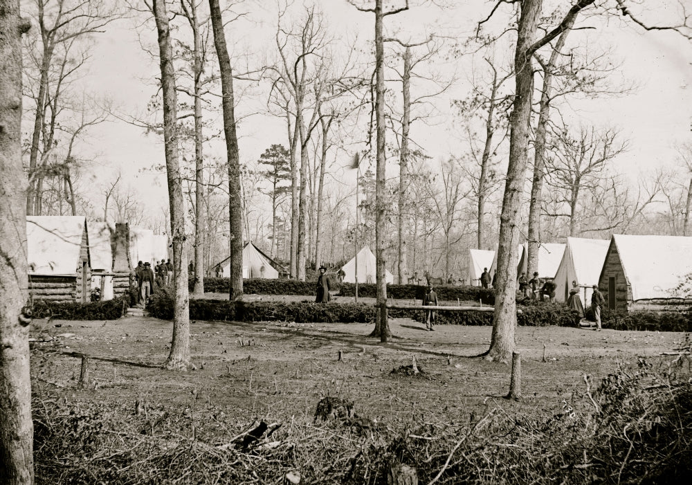 Brandy Station Field Hospital Poster Print showcasing Civil War history.