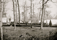 Brandy Station Field Hospital Poster Print showcasing Civil War history.