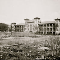 Charleston S.C. Roper's Hospital Poster Print showcasing historic architecture.