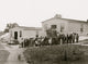 Washington D.C. Harewood Hospital poster print featuring patients in front of Ward B.