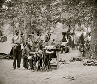 Army of the Potomac Officer's Mess of Company D, 93d New York Infantry Poster Print