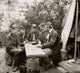 Dominoes at Camp Winfield Scott Poster Print featuring historical scene in Yorktown, VA