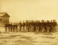 General Grant's cavalry escort at City Point, Virginia - March 1865 poster print.