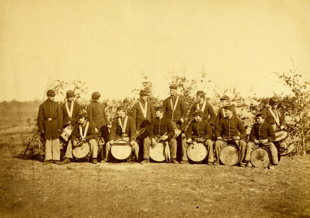Drum Corps of 61st New York Infantry March 1863 Poster Print