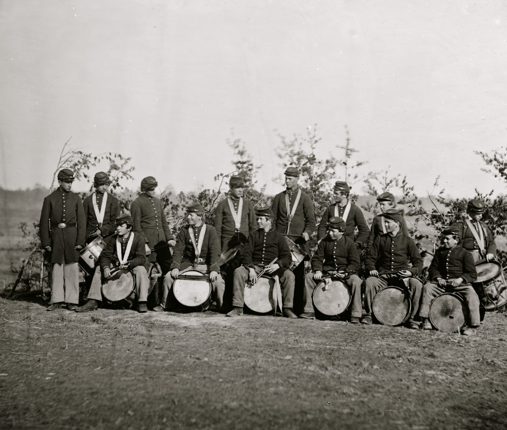 Falmouth VA Drum Corps of 61st New York Infantry Poster Print