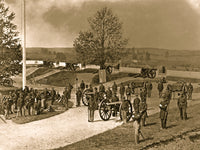 District of Columbia Company F, 3rd Regiment Massachusetts Heavy Artillery at Fort Stevens Poster Print