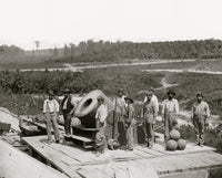 Petersburg Va. The 'Dictator' Rail Mortar Poster Print showcasing historical artillery