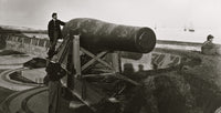 Fort Monroe Lincoln Gun 15-inch Rodman Columbiad Poster Print