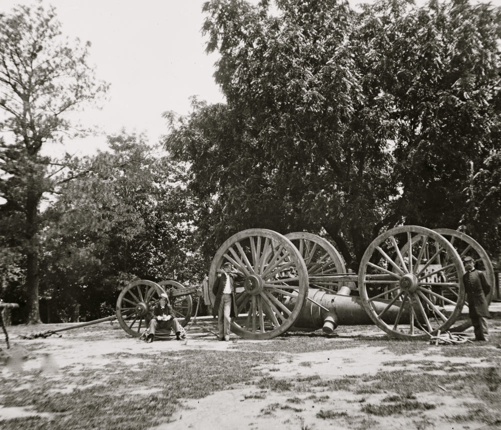 Drewry's Bluff Sling Cart Poster Print showcasing historical artillery transport
