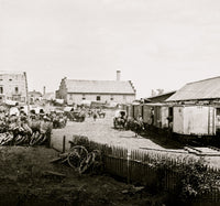 Culpeper Court House Railroad Depot Poster Print showcasing historical architecture.