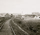 Culpeper Court House Freight Train Poster Print showcasing a historic railroad scene.