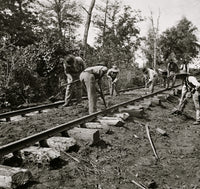 Murfreesboro Tennessee Railroad Repair Poster Print after Battle of Stone's River.