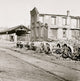 Richmond, Va. Wheels and Burned Railroad Cars Poster Print showcasing historical railroad imagery.