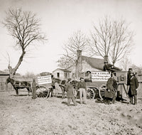 Wagons and Camera of Sam A. Cooley Poster Print showcasing historical photography.