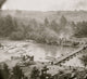 Jericho Mills Virginia canvas print featuring pontoon bridge across North Anna River