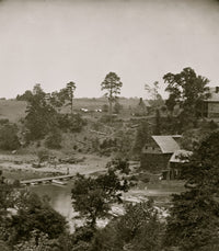 Jericho Mills Virginia Canvas Print - North Anna River Historical Artwork