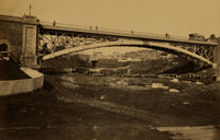 Aqueduct Bridge poster print showcasing Georgetown, D.C. architecture.