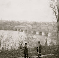 Washington D.C. Aqueduct Bridge and Georgetown Poster Print