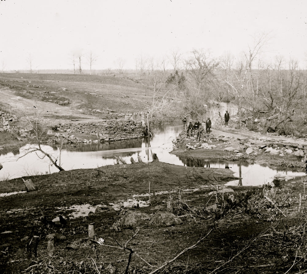 Cub Run VA View with Destroyed Bridge Poster Print