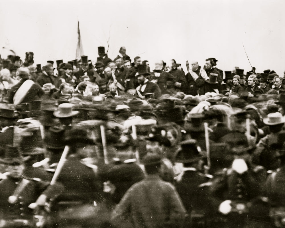 Lincoln's Gettysburg Address Poster Print - Inspirational Artwork