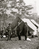 Antietam poster print featuring President Lincoln and Maj. Gen. John A. McClernand.