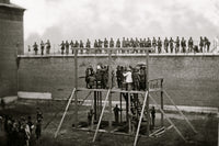 Washington D.C. Adjusting the Ropes for Hanging the Conspirators Poster Print