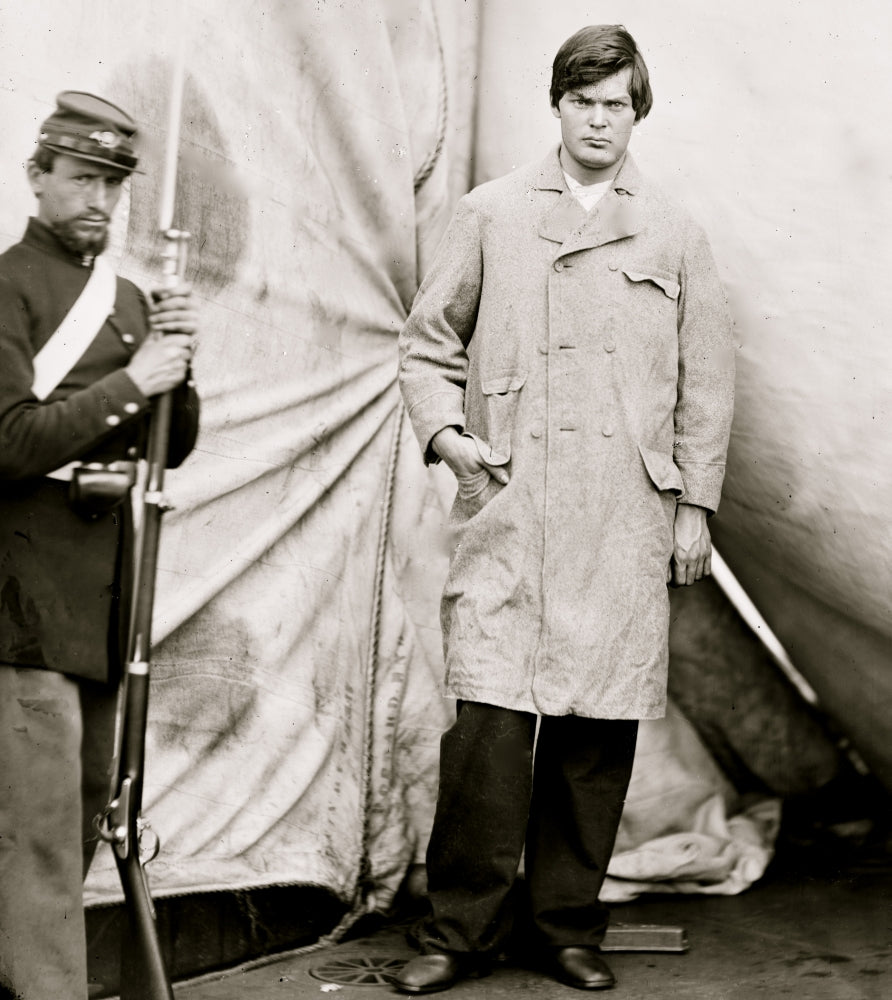 Washington Navy Yard poster print featuring Lewis Payne in overcoat