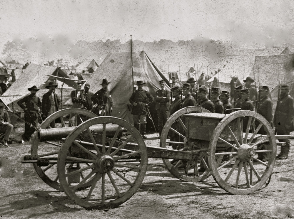 The Peninsula Virginia 12-pound howitzer gun poster print