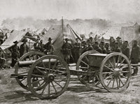 The Peninsula Virginia 12-pound howitzer gun poster print