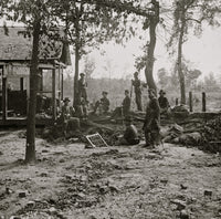 Atlanta Georgia Federal Picket Post Poster Print illustrating historical significance