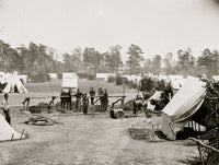 Yorktown Headquarters of General McClellan Poster Print
