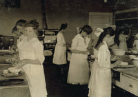Domestic Science Class at Horace Mann School Poster Print