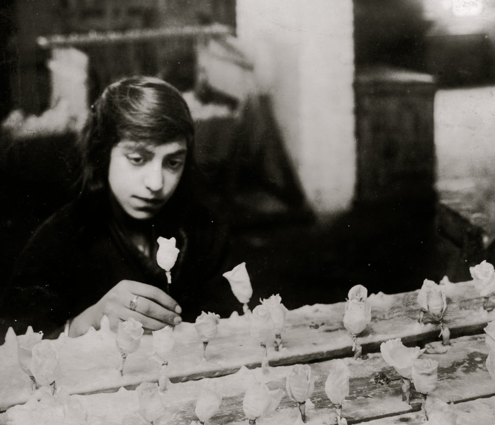 Sadie Singer Flower Factory Poster Print featuring a 15-year-old at Beston Floral Supply Co.