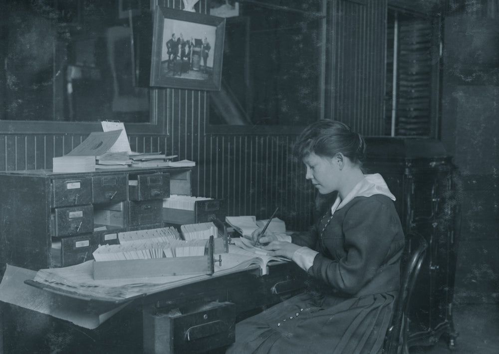 Malvina Amundsen Office Girl at Eastern Talking Machine Co. Poster Print