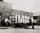 Expressman Haul Cart of Crates at Wells Fargo Depot Poster Print