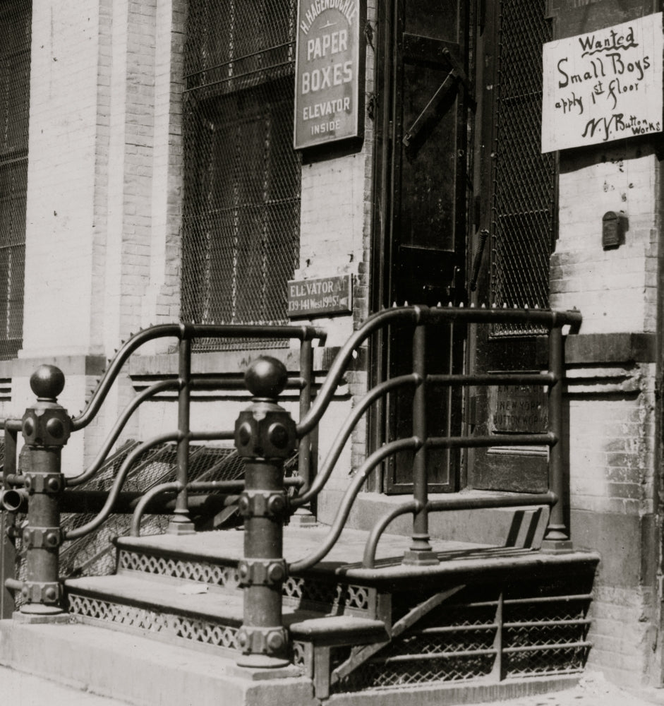 Vintage Boy Wanted Sign Poster Print from West 19th Street, New York.