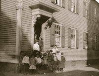 One of the Midwives' Homes Poster Print showcasing historical architecture in Providence, Rhode Island.