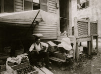 Cavicchio Family Fruit Stand Poster Print depicting daily life in Somerville, Massachusetts.