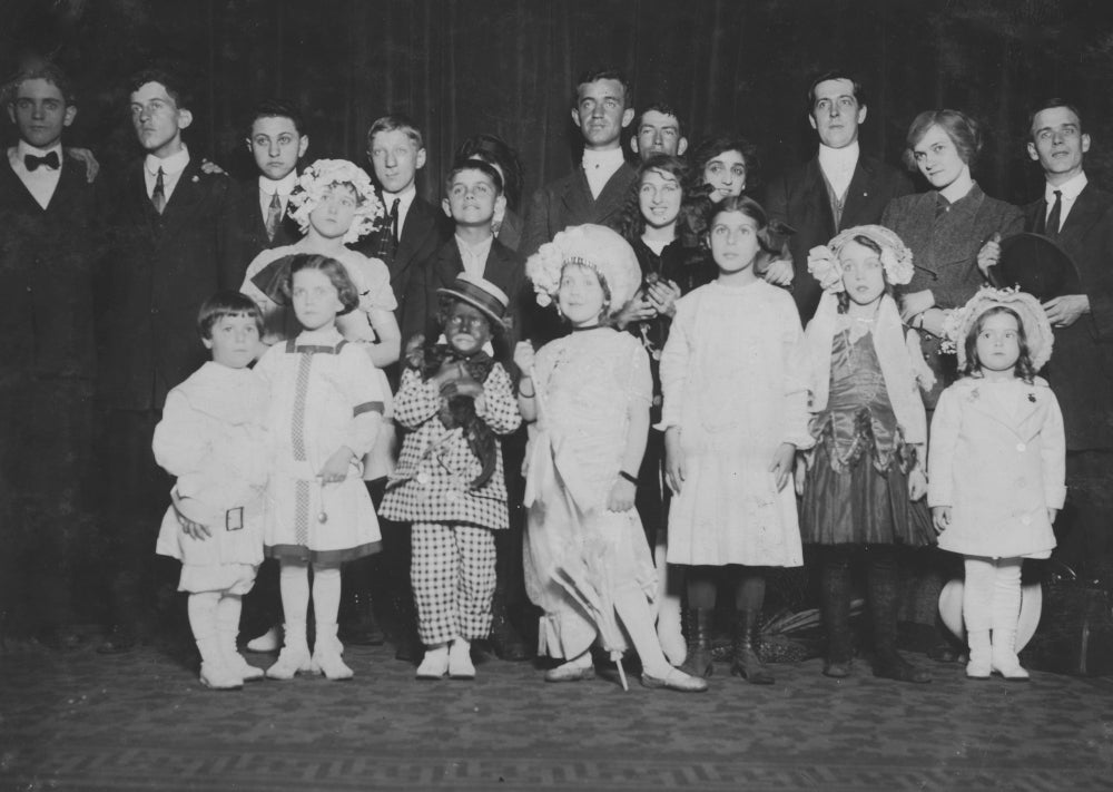 Vintage poster print of children performing at the Majestic Theatre on Amateur Night.