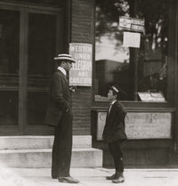 A.D.T. Boy vintage poster print showcasing a 13-year-old messenger.
