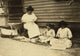 Pritchard Family Stringing Tags Poster Print showcasing historical scene at 293 Highland Street, Roxbury, Massachusetts.