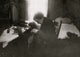 Poster print of Making Hair-Goods in a Tiny Hall-Bedroom, showcasing Mrs. Chassin's workspace.