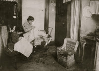309 W. 146th Street poster print showcasing a mother and daughter embroidering.