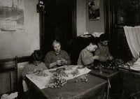 Making Roses in a Dim Kitchen Poster Print showcasing family dedication and artistry.