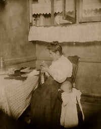 3:30 PM Mrs. Rosy Capello Poster Print depicting urban life scene.