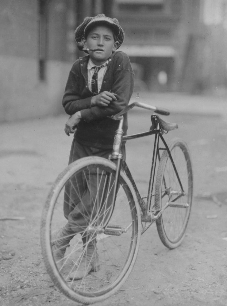 Messenger boy working for Mackay Telegraph Company poster print.