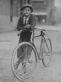 Messenger boy working for Mackay Telegraph Company poster print.