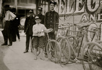 Danville Messengers Poster Print featuring a young Western Union messenger