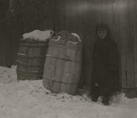 Cold Comfort in Zero Weather Poster Print showcasing New Bedford Mill settlement
